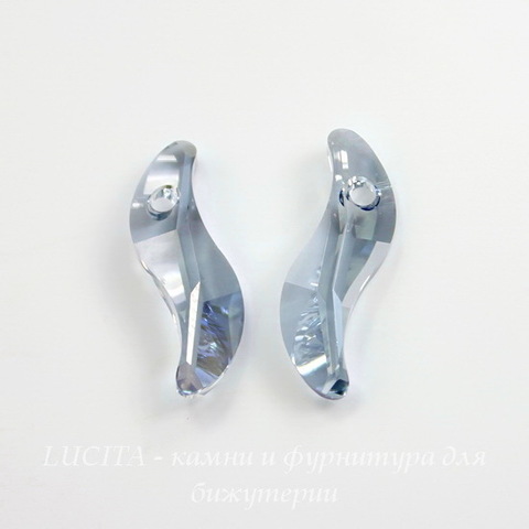 6525 Подвеска Сваровски Wave Crystal Blue Shade (19 мм)