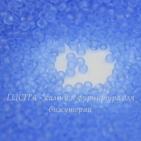 0013F Бисер японский TOHO 15/0, матовый светлый сапфир