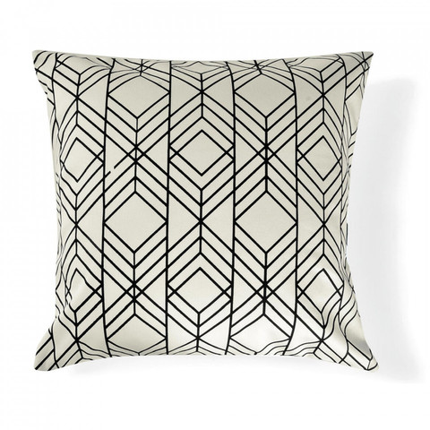 Декоративная подушка 40x40 L'appartement Figure5 Abstract ivory слоновая кость/принт