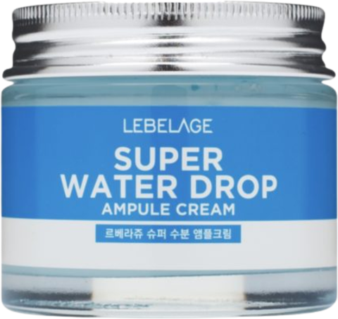 Lebelage Ampule Cream_Super Water Drop Крем для лица суперувлажняющий ампульный с морской водой