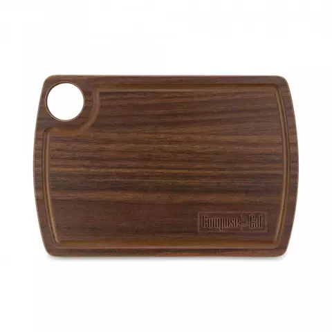 Доска разделочная с желобом 15х22см ComposeEat Fashion орех