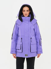 Женская горнолыжная куртка BATEBEILE фиолетового цвета
