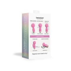 Розовый мини-wand вибратор Itsy Bitsy Mini Wand Vibrator - 