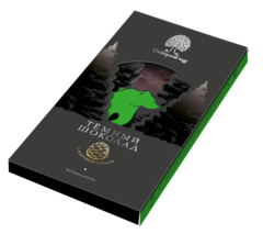 Шоколад темный с кедровым орехом / 100 г / Сибирский кедр