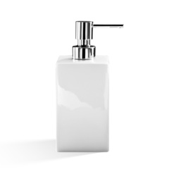 Decor Walther 0846100 Decor Walther DW 6270 Дозатор для мыла, настольный, фарфор, цвет: белый / хром фото