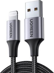 Кабель  UGREEN US199 (60157) Lightning to USB-A 2.0 Cable, 1,5м, черный