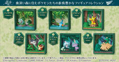 Случайная фигурка Re-Ment Pokemon: Frame Deep Woods