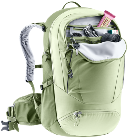 Картинка рюкзак велосипедный Deuter Trans Alpine 28 SL Mineral/Grove - 8