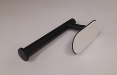 Держатель для туалетной бумаги черный матовый