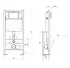 Aquatek SET Aquatek ПОЛАРИС-010 SET Aquatek ПОЛАРИС (рама Aquatek Standard INS-0000016+унитаз ПОЛАРИС AQ0700-00 с тонким сиденьем soft-close+панель KDI-0000010