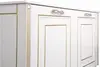 Aquanet 212605 Тумба с раковиной Aquanet Паола 120 белый/золото (литьевой мрамор) (212605)