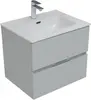 Aquanet 274127 Тумба с раковиной Алвита new 60 2 ящ. цв. серый (274127)
