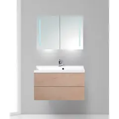 BelBagno REGINA-900-2C-SO-RB-BLUM REGINA База под раковину подвесная с двумя выкатными ящиками с механизмами PUSH (BLUM), Rosso Basalto, 900x450x500, REGINA-900-2C-SO-RB-BLUM фото
