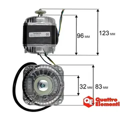 Двигатель эл. перемен.тока QUATTRO ELEMENTI QE-15000/24000 (640-445-008)