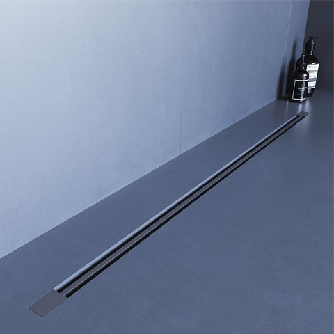 RGW 76215010-11 Душевой трап RGW SDR-50Gr-100 щелевой 1000 Серый ? 50 мм сифон + ножки