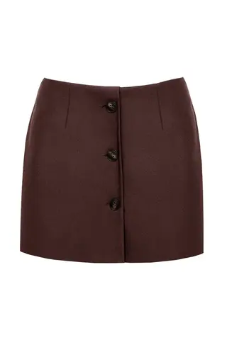 “Noir de Fleur” Юбка-шорты мини