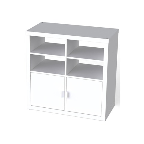 Полка Фора 4.1, размеры: 33*37*1.5 см., цвет: белый