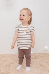 бриджи  для девочки  КР 400597/капучино к413
