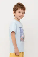 фуфайка  для мальчика  КР 302751-1/голубой к566