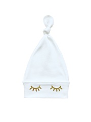 Шапочка-узелок White (реснички)