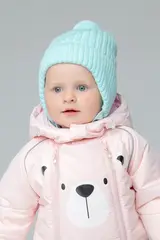 шапка  для девочки  КВ 20293/ш/светлая бирюза