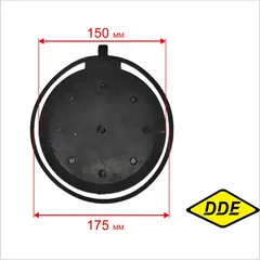 Клапан обратный DDE PTR80H (круглый корпус) 70010-00501-00