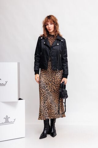 Marc Aurel Юбка струящаяся в лео-узор