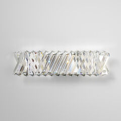 Настенный светильник с хрусталем 101005 LED никель хрусталь Strotskis