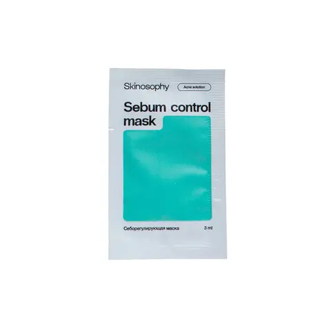 SkinoSophy Себорегулирующая маска для лица, 3 мл | Sebum control mask