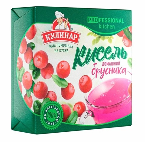 Кисель Кулинар Брусника брикет 220гр
