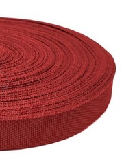 Лента окантовочная (стропа) 7,5 гр/м, ш. 22 мм, красный