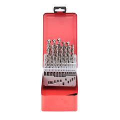 Набор сверл по металлу 1-13мм 25шт DIN338 HSS-G 130° TL3000 (мет. кейс) Ruko 258215(K)