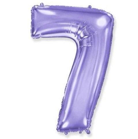 Цифра "7" Сирень