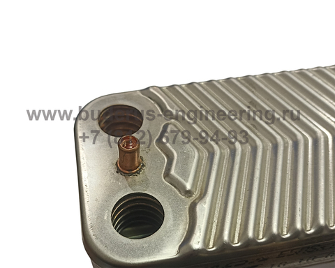 ОРИГИНАЛ Теплообменник Viessmann газового котла Vitopend 100 WH1D и Vitodens WB1B, WB1C Арт.7828745*-01