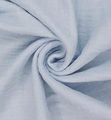 Ткань Муслин, 115 гр/м2, 100% хлопок, ш. 140 см, голубой