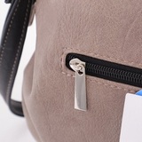 Сумка Саломея 278 македония тауп + черный