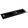 Ceramica Nova Grace CN7022MBWX Раковина мебельная прямоугольная с двумя чашами без отв. под смеситель, 141x45.7