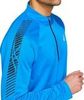 Рубашка беговая Asics Icon Ls 1/2 Zip Top Blue мужская