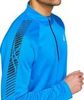 Рубашка беговая Asics Icon Ls 1/2 Zip Top Blue мужская