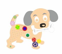 Бизиборд «Собачка»