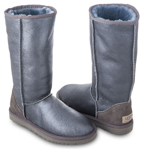 UGG Classic Tall. Цвет: Metallic Grey. uggaustralia-msk.ru