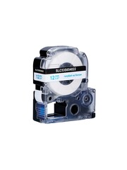 Кассета с лентой S'OK by Sakura Printing C53S654022 (LK-4WLN) для Epson  LW300, LW400, LW700, LW600P, LW1000P, K400, Z700, Z800, голубой на белом, 12мм, 8м, стандартная