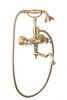Cezares LORD-VDF-01-Bi LORD-VDF-01-Bi Смеситель для ванны с поворотным изливом, с ручным душем, Хром, ручка ручного душа белая