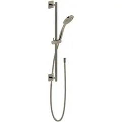 Gessi 47314#149 Gessi Emporio Emporio shower Штанга в комплекте с душевой лейкой легкой очистки, шланг 1,50 м, цвет: Finox Brushed Nickel фото