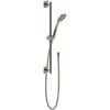Gessi 47314#149 Gessi Emporio Emporio shower Штанга в комплекте с душевой лейкой легкой очистки, шланг 1,50 м, цвет: Finox Brushed Nickel