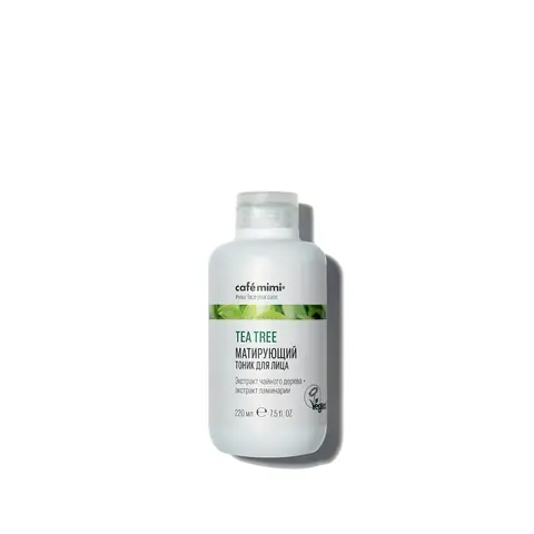 CAFE MIMI  Tea tree Тоник Матирующий для лица, 220мл