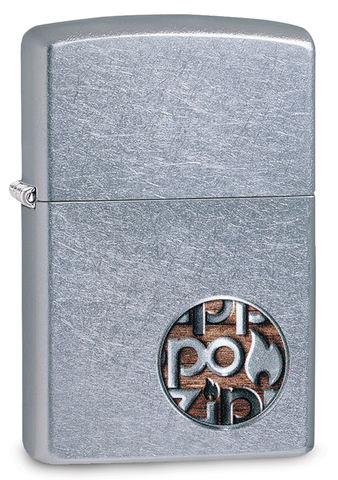 Зажигалка Zippo Button Logo с покрытием Street Chrome (29872) | Wenger-Victorinox.Ru