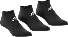 Носки теннисные Adidas Cushion Low 3PP - Black/Black/Black