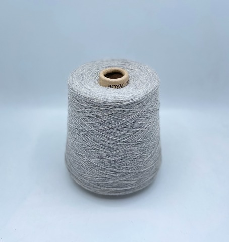 Бобинная пряжа (пр.Италия).art-Yak 2/16 800/100гр, 100%Як , цвет-Серый меланж, арт.27753