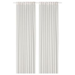 Комплект штор IKEA ROSENROBINIA (РОЗЕНРОБИН), Белый, 145x250 см, 2 шт